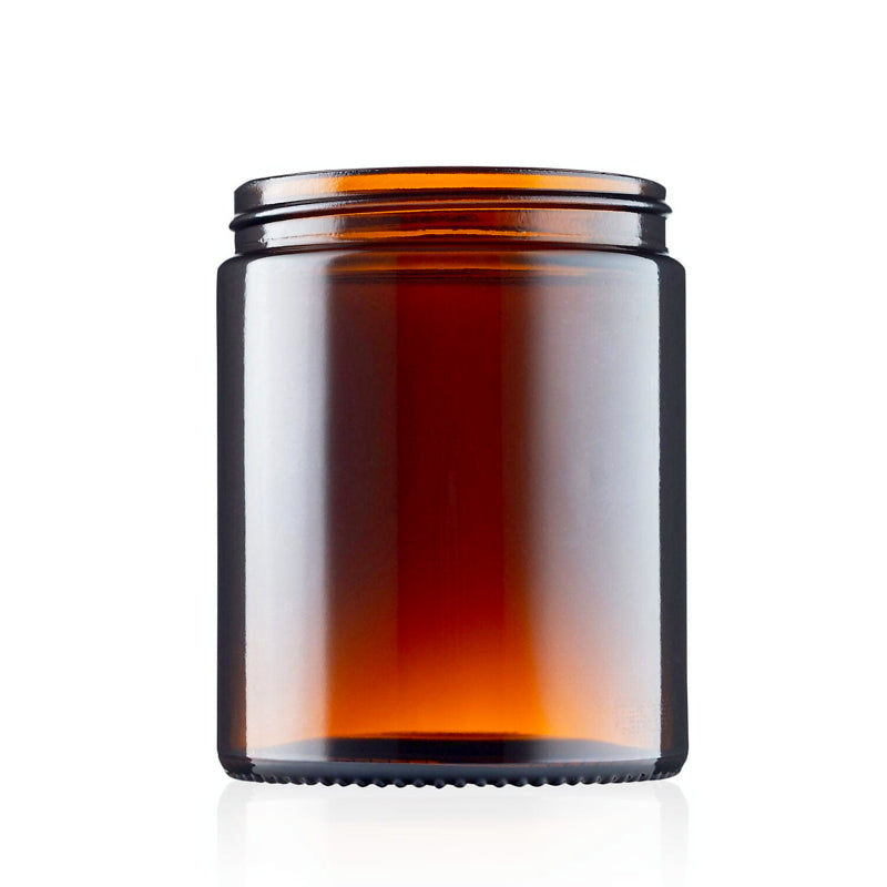 Glasskrukke brun 180 ml (uten 62/400 lokk)