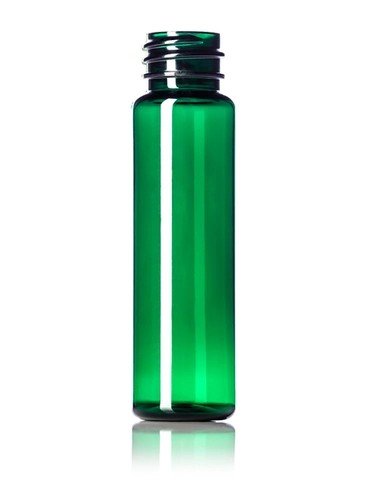 Plastflasker (PET) «Cosmo Round» grønne (uten kapsler) 125–250 ml - Aromateket
