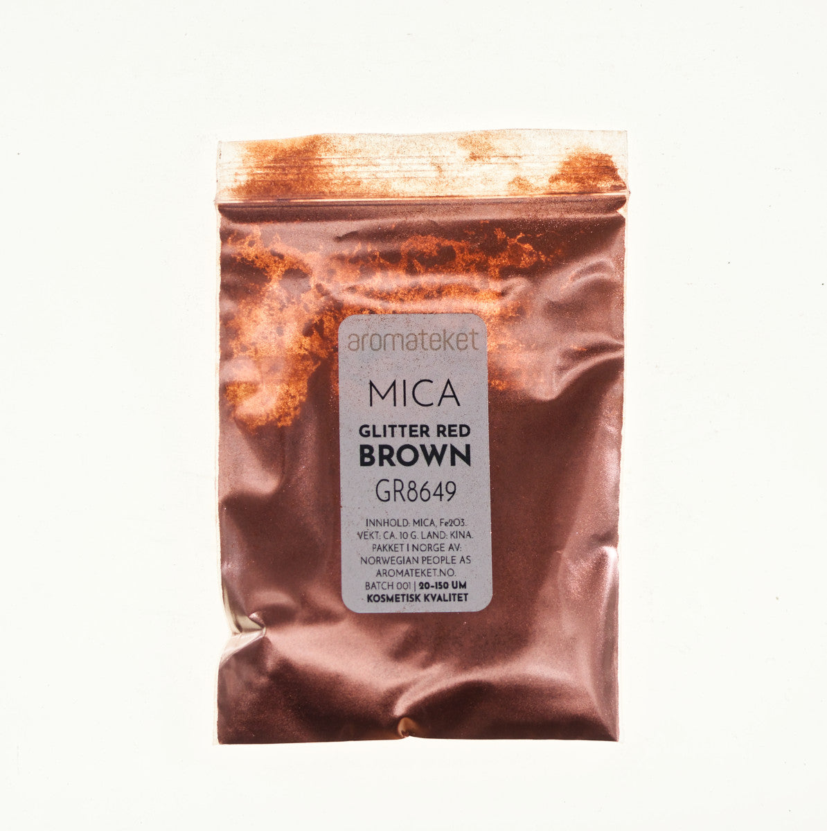 Glitter Red Brown mica