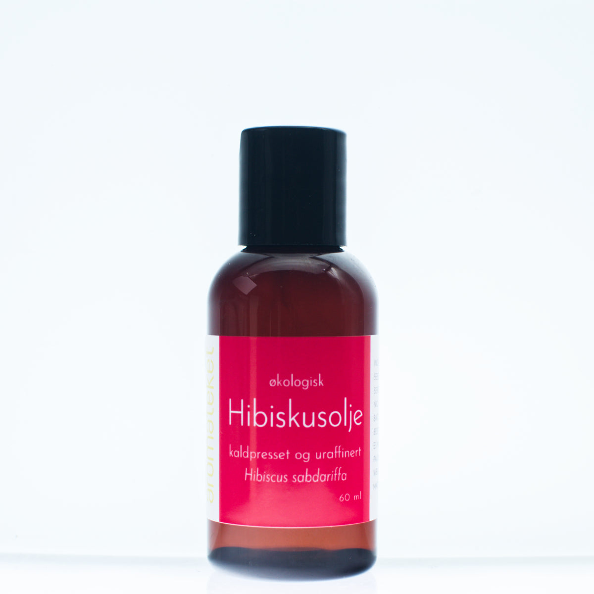 Hibiskusolje (kaldpresset, uraffinert og økologisk)