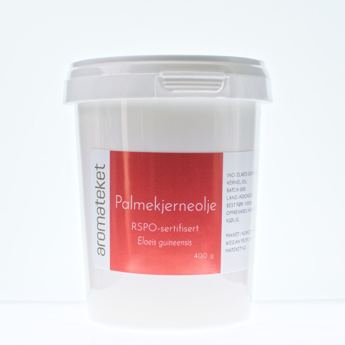 Palmekjerneolje (RSPO - sertifisert) - Aromateket