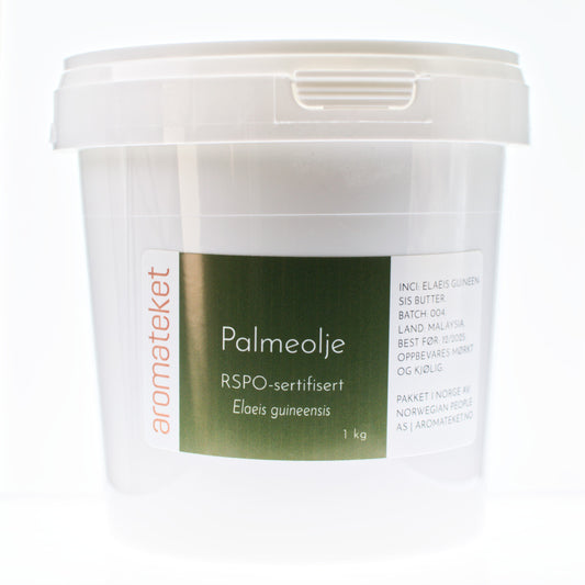 Palmeolje (RSPO-sertifisert, økologisk)