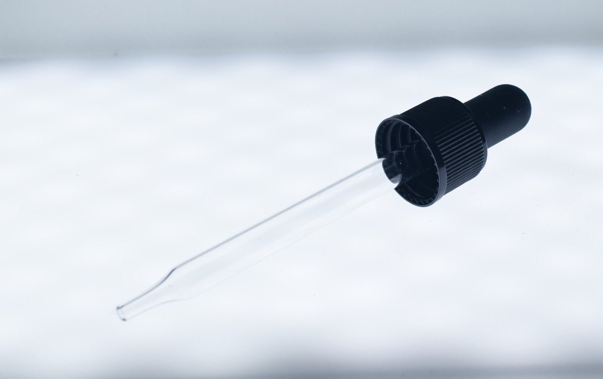 Pipette til glassflaske 50 ml (18 mm hals) - Aromateket