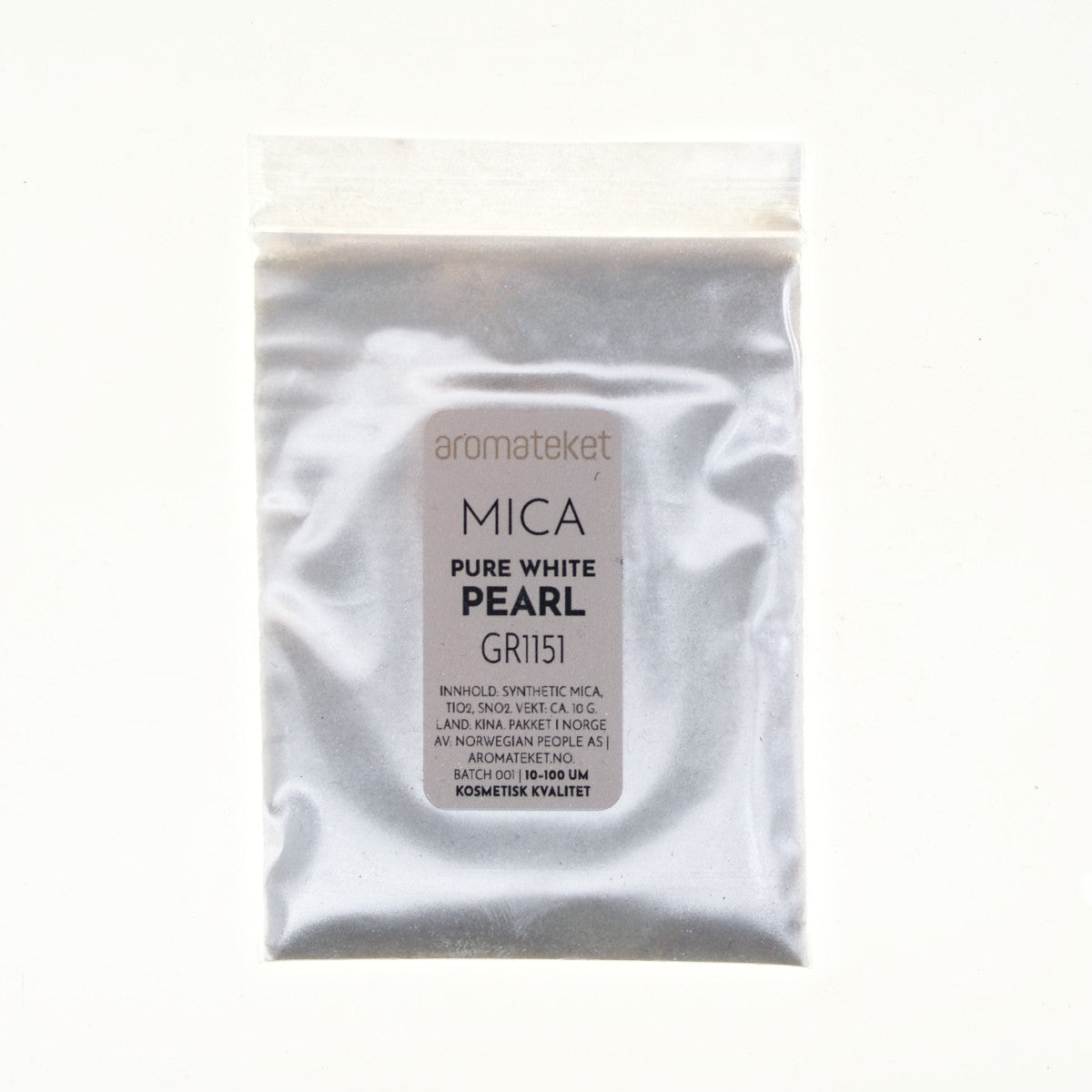 Pure White Pearl mica