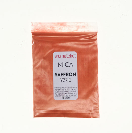 Saffron mica