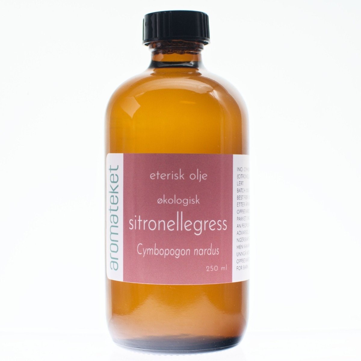 Sitronellegress eterisk olje (økologisk) - Aromateket