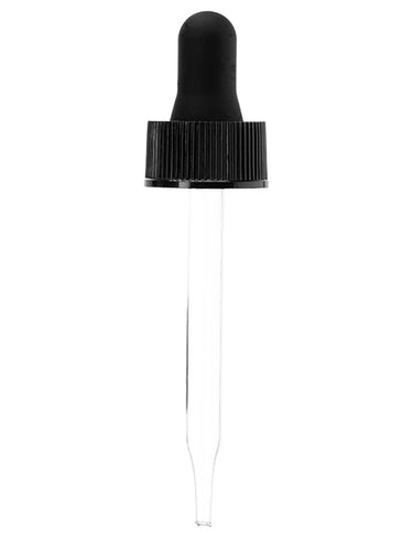 Glassflaske «Boston Round» med pipette eller kapsel