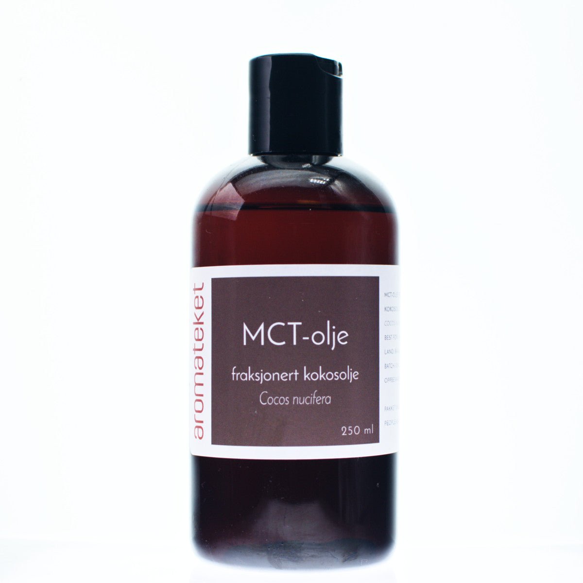 MCT - olje (økologisk) (fraksjonert kokosolje) - Aromateket