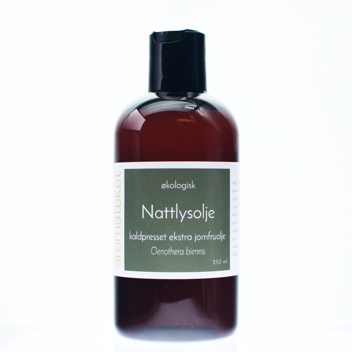 Nattlysolje (kaldpresset, extra jomfru, økologisk) - Aromateket