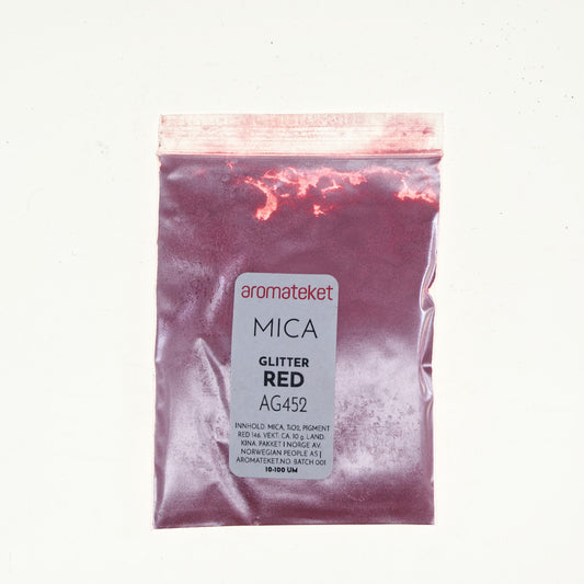 Glitter Red mica