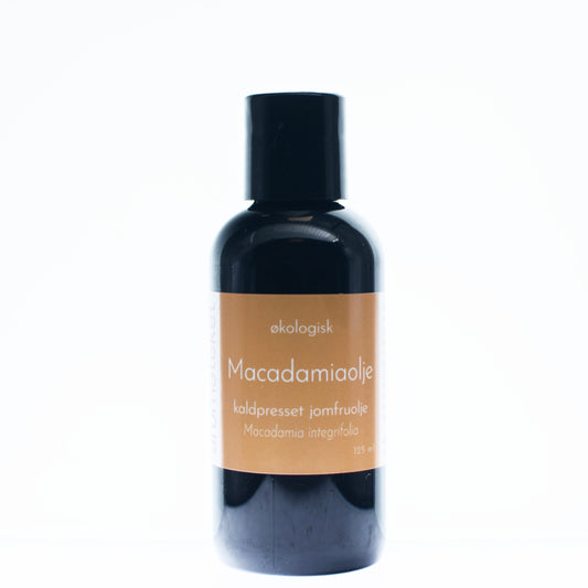 Macadamiaolje (økologisk, kaldpresset jomfruolje)