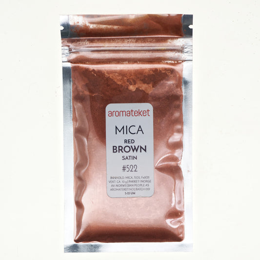 Red Brown Satin mica