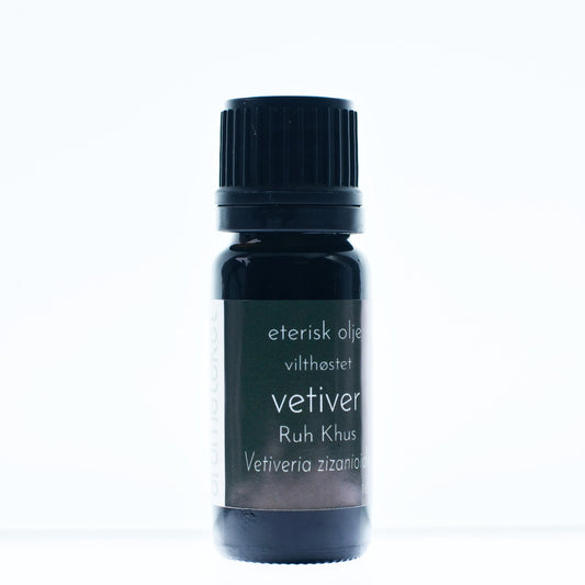 Vetiver Ruh Khus eterisk olje fra India (vilthøstet)