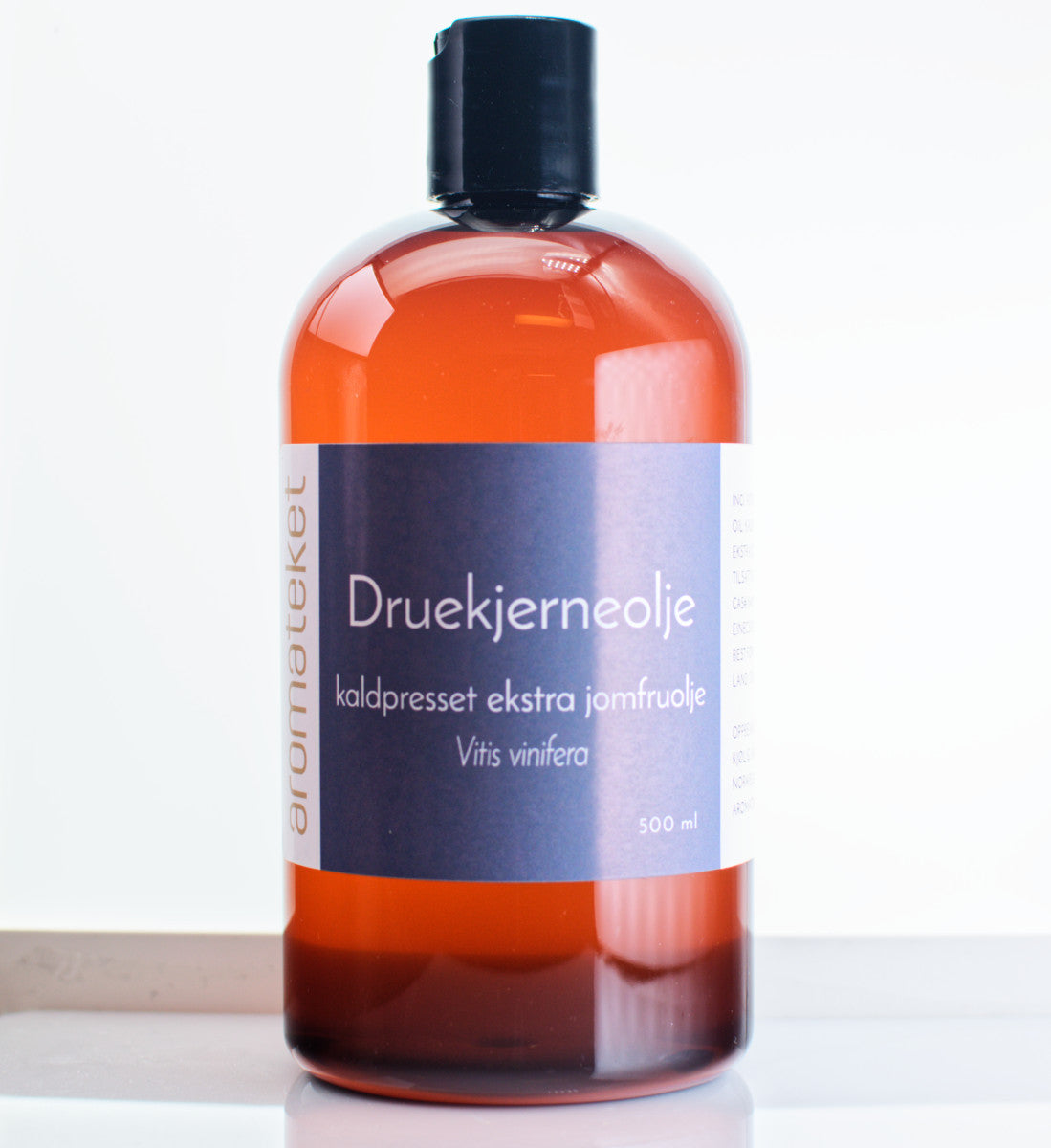 Druekjerneolje (kaldpresset, uraffinert, ekstra jomfruolje)