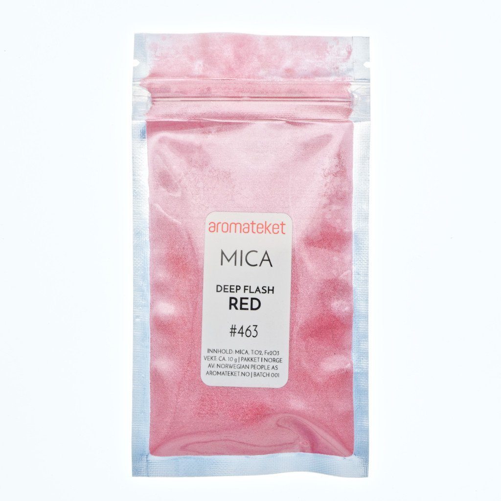 Deep Flash Red #463 mica - Aromateket