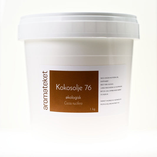 Kokosolje 76 - økologisk - Aromateket