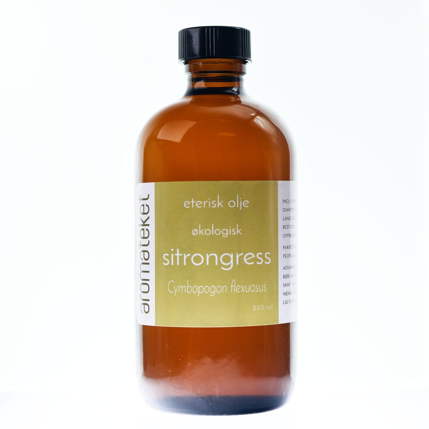 Sitrongress eterisk olje (økologisk) - Aromateket